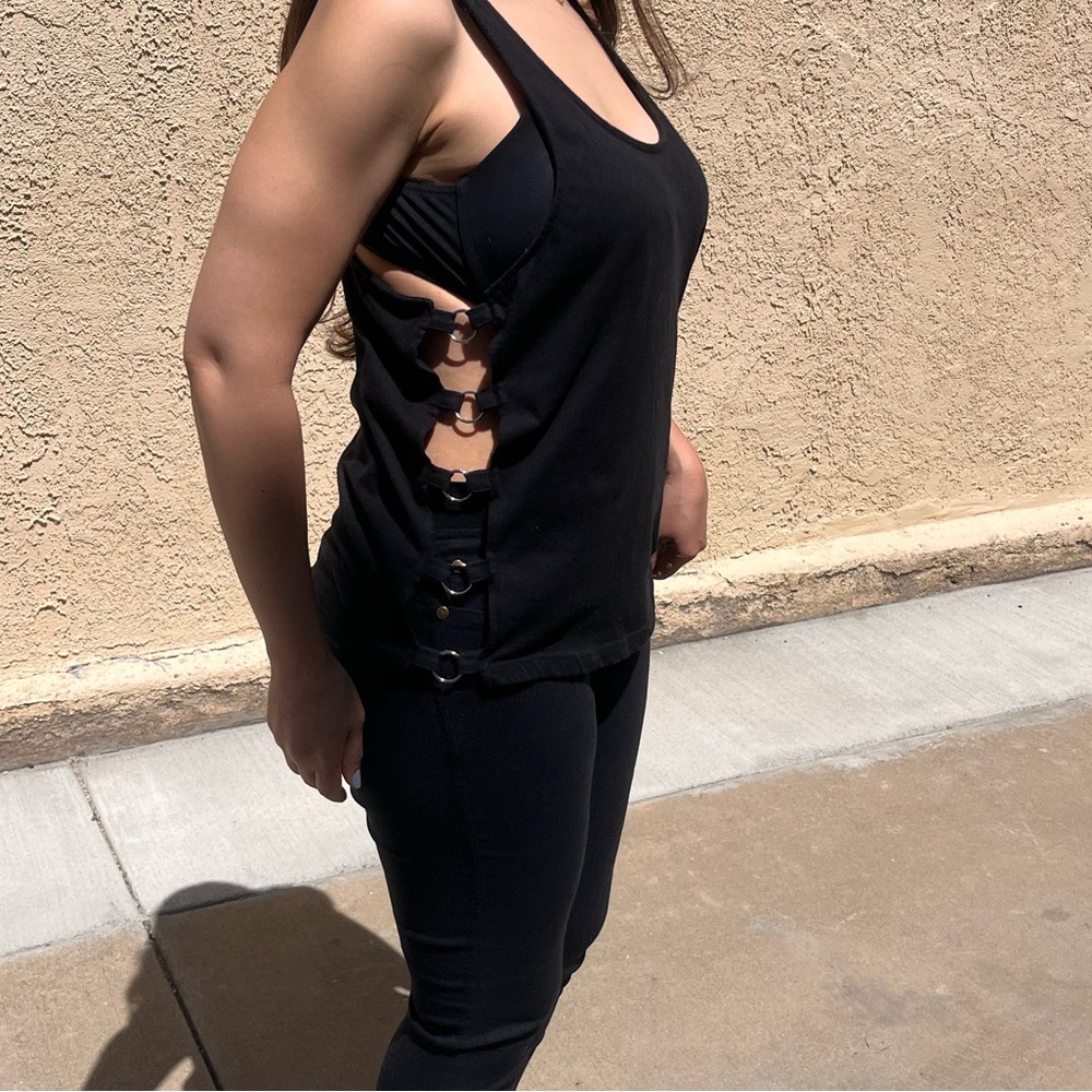 Grunge Keyhole Racerback Top by IRO Jeans